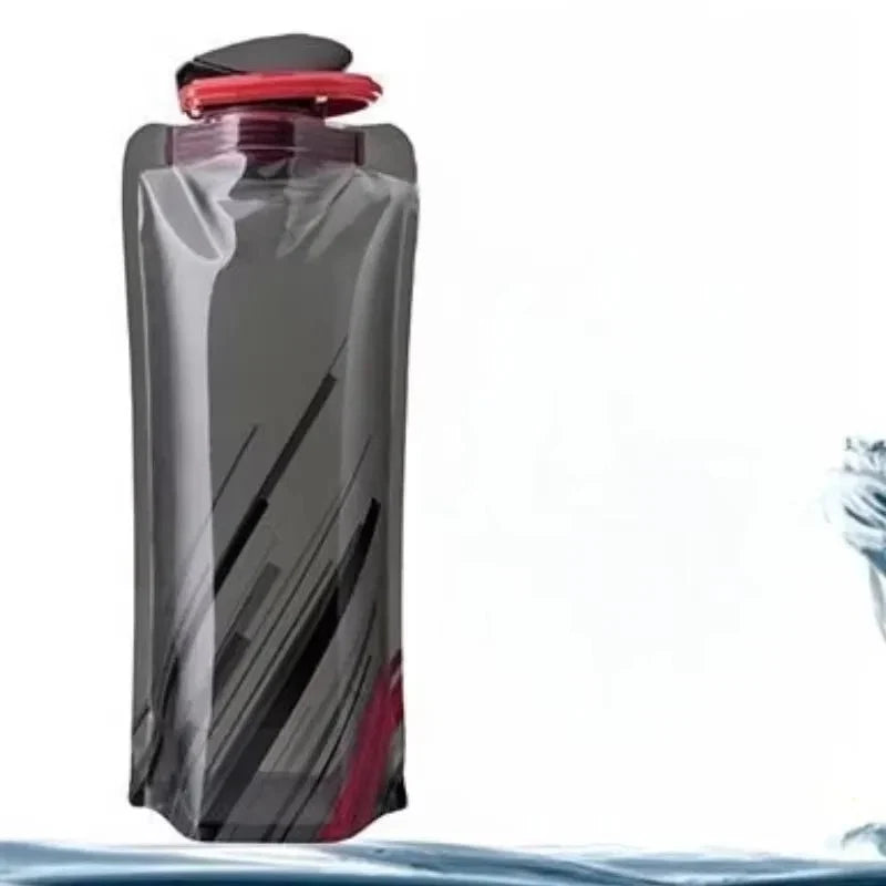 17oz Soft TPU Water Flask | Foldable BPA-Free Hydration Bottle for Outdoor Sports