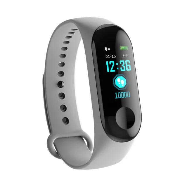 Wristwatch Fitness M3 Color Screen Smart Sport Bracelet Activity Running Tracker Heart Rate For Children Men Women Watch Hours