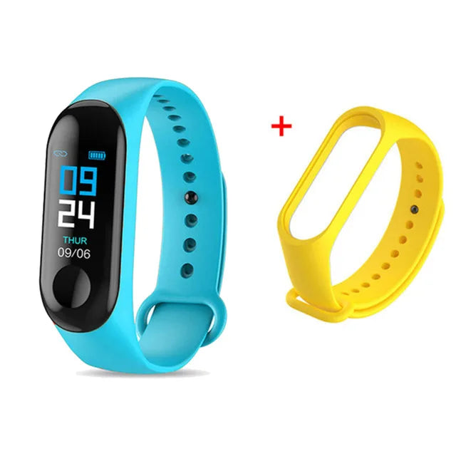 Wristwatch Fitness M3 Color Screen Smart Sport Bracelet Activity Running Tracker Heart Rate For Children Men Women Watch Hours