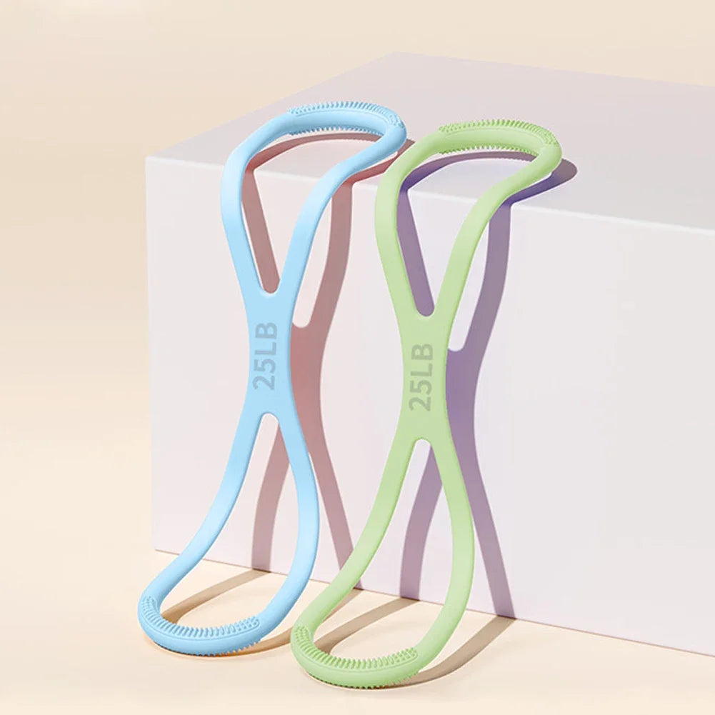 Figure 8 Fitness Resistance Band Yoga Resistance Band Shoulder Stretch Band for Home Chest Arm Exercise