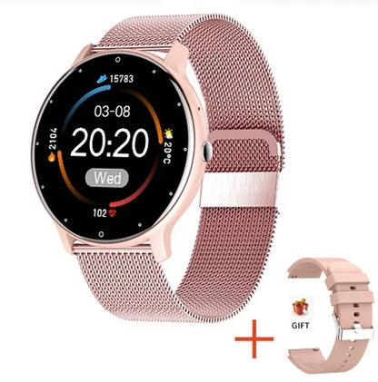 LIGE Smart Watch Women Men Full Touch Screen Bluetooth 5.2 Call Waterproof Watches Sports Fitness Tracker Factory IP67 ZL02 New