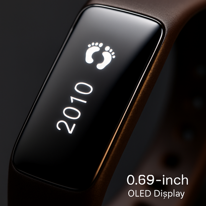 Fitness Tracker Activity Tracker Watch with Heart Rate Monitor IP67 Waterproof Smart Band Step Counter Calorie Counter Call & SMS Pedometer