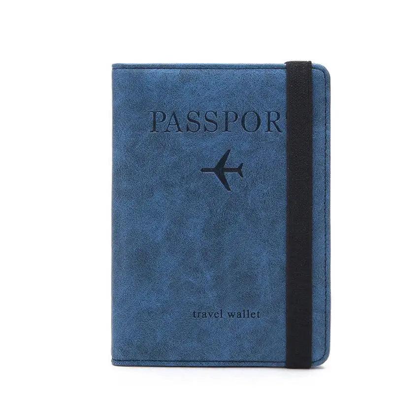 Luxury Leather Passport Elegant Cover Travel Passport Wallet Holder Document Organizer Case Men And Women Accessories