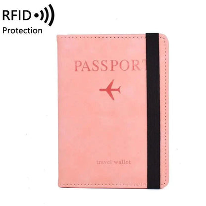 Luxury Leather Passport Elegant Cover Travel Passport Wallet Holder Document Organizer Case Men And Women Accessories